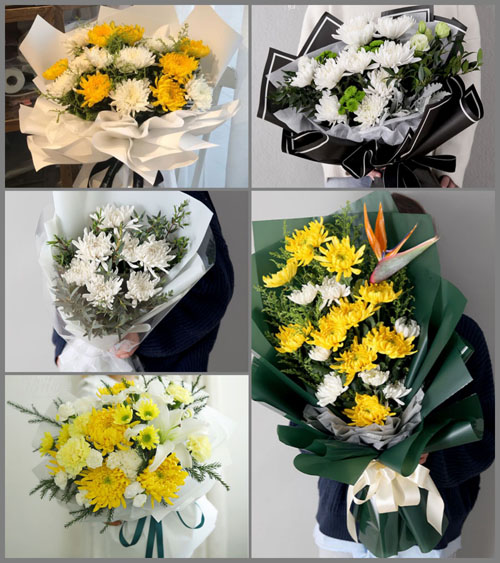 陕西汉中市洋县茅坪镇白事花束代送